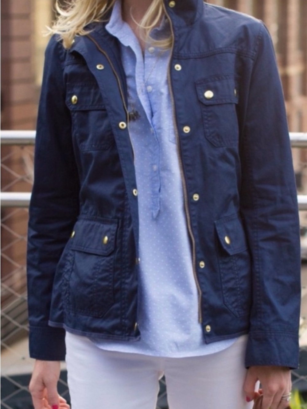 J. Crew Women’s Navy Field Jacket